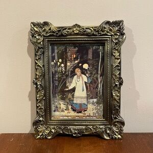 Vasilisa at Baba Yaga's Hut 7.5x10 Ivan Bilibin Halloween Skull Fairy Tale Art